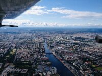 Erlebnis Berlin aus dem Flugzeug
