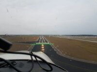 Überflug Flughafen BER mit Blick auf die...